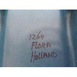 Schaal, Faenza, Flora Holland, vintage