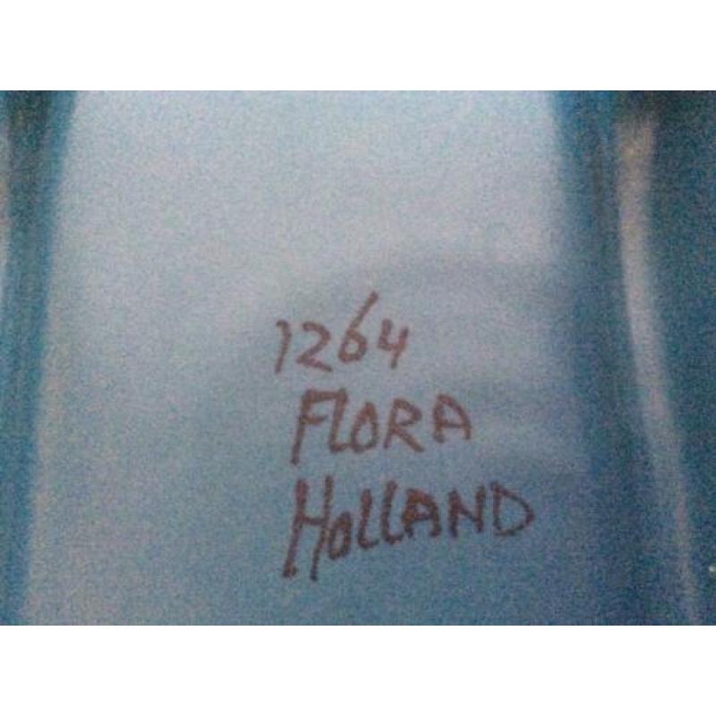 Schaal, Faenza, Flora Holland, vintage