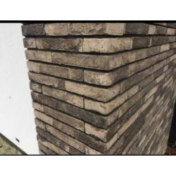2 x pallet met 888 stuks Lithium gevelstenen. Ca 240x90x40