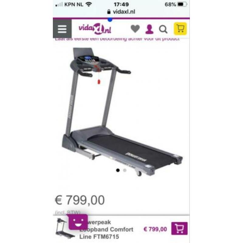 Elektrische Loopband (inklapbaar) NIEUW in doos!