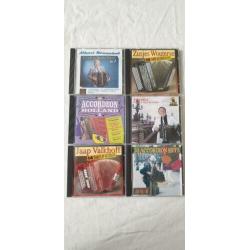Mooi Collectie van 21 cd's Accordeon muziek diverse titels