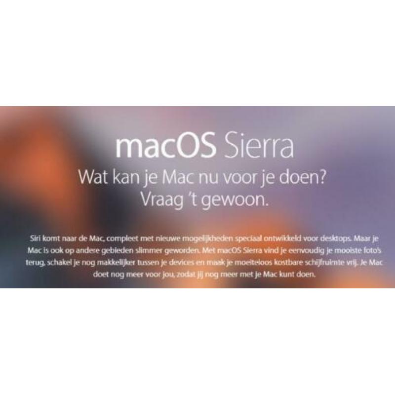 macOS Sierra 10.12.6+High Sierra 10.13.6 Installatie USB OSX