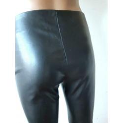 Pu leer stretch broek, mt 36 TREND one