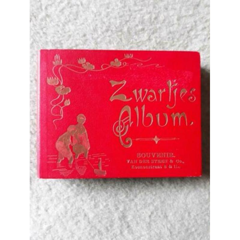 zwartjes album ( leeg) voor 96 fotootjes