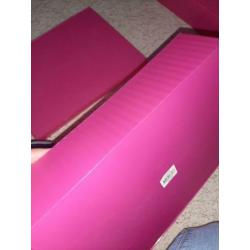 Opberg boxen roze