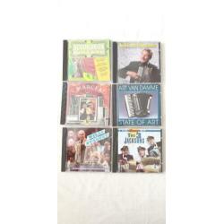 Mooi Collectie van 21 cd's Accordeon muziek diverse titels
