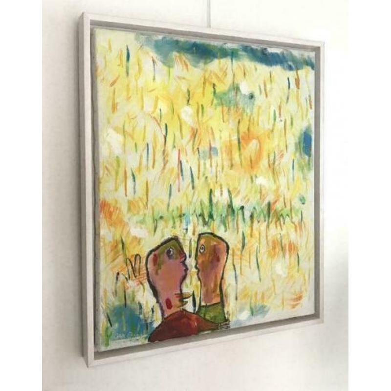 Schilderij Jan Oosterman 'Rendez-Vous' 1995