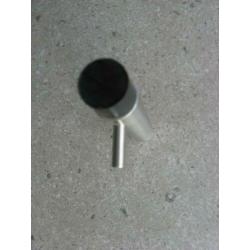 RVS Intersteel Handdoekhaak T-vorm, enkel, kleding deurstop!