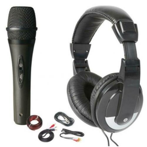 microfoon en hoofdtelefoon