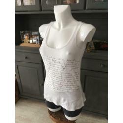 Leuke hippie boho Ibiza top met franjes maat M van Coolcat