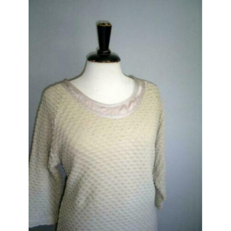 LECOMTE beige dubbele top maat 40