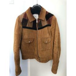 Mango GENUINE LEATHER - leren jas maat s