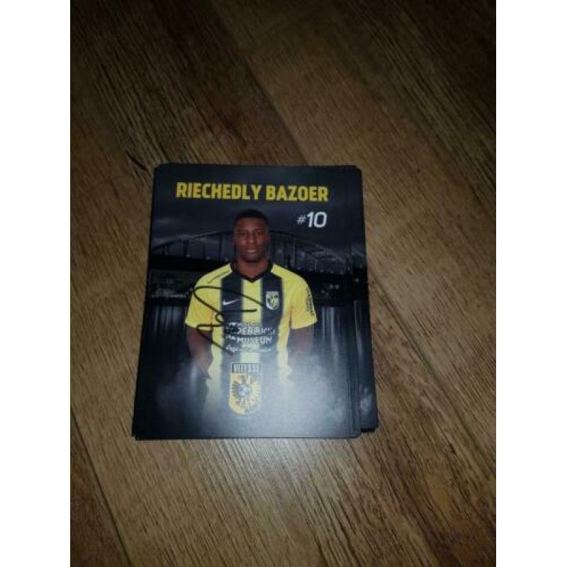 Setje spelerskaarten Vitesse 2020 + originele handtekeningen