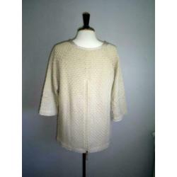 LECOMTE beige dubbele top maat 40