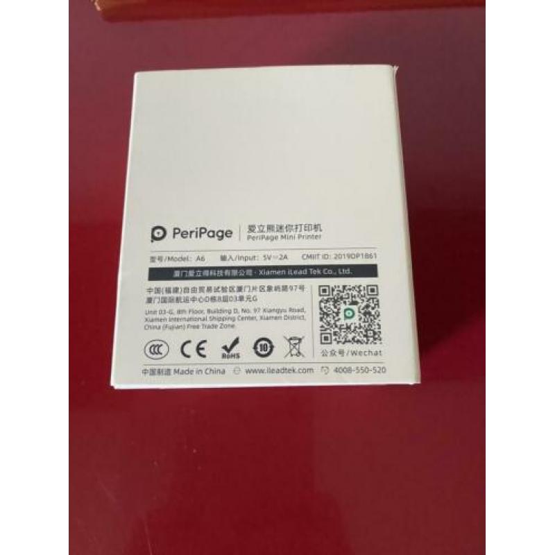 PeriPage pocketprinter plús 10 rollen wit print papier € 60