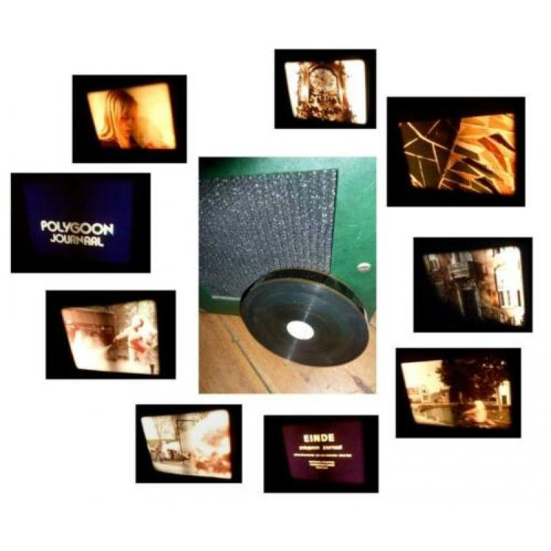 x 35mm film Polygoon Journaal - 5 items - kleur - mooi