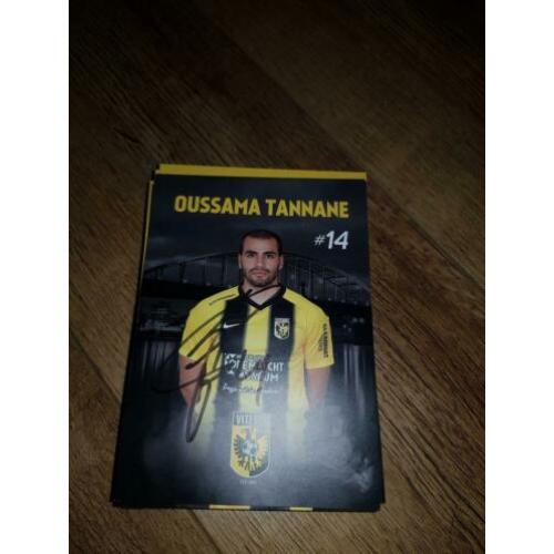 Setje spelerskaarten Vitesse 2020 + originele handtekeningen