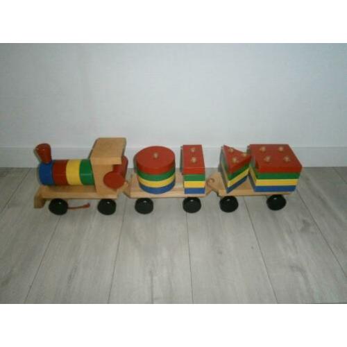Zeer Zwaar Houten Speeltrein
