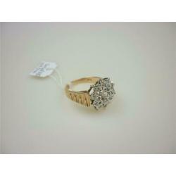 Ring goud met 0.10K diamant / Z6243