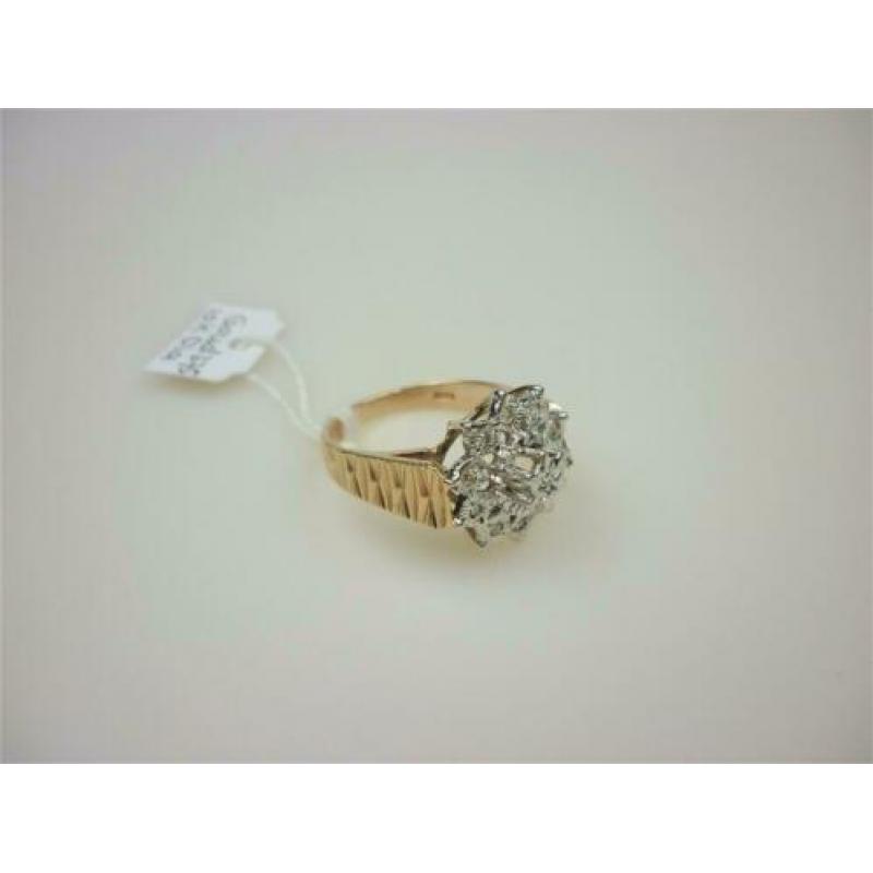 Ring goud met 0.10K diamant / Z6243