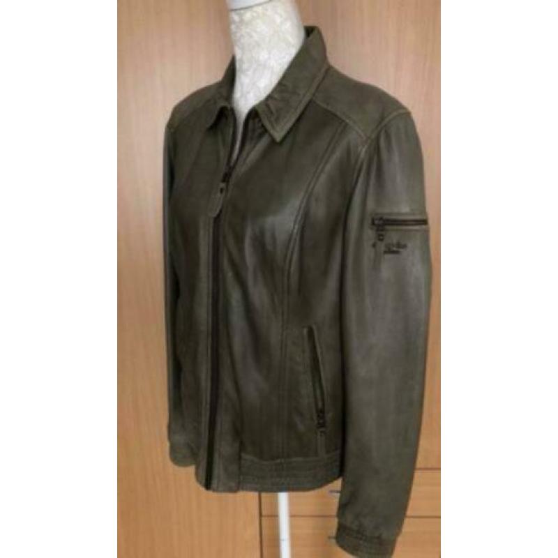 Mc Gregor leren jas/jasje maat 44 (DM)