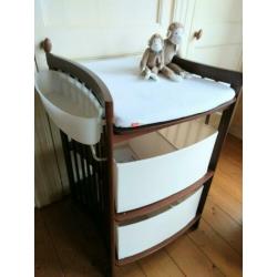 Prachtige Stokke Commode Care met opbergbakken