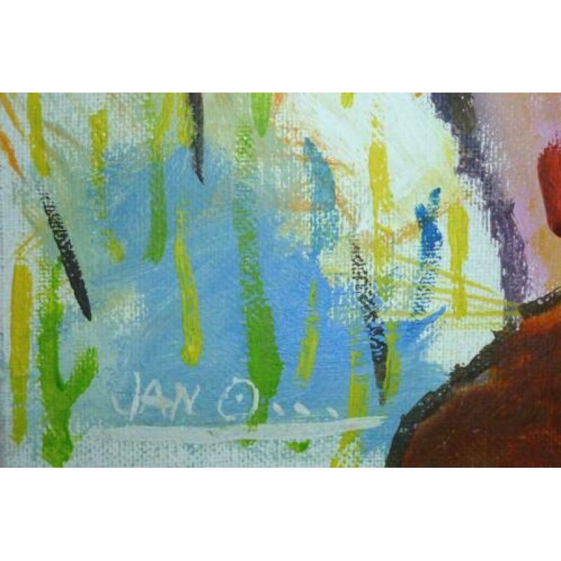 Schilderij Jan Oosterman 'Rendez-Vous' 1995