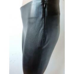 Pu leer stretch broek, mt 36 TREND one