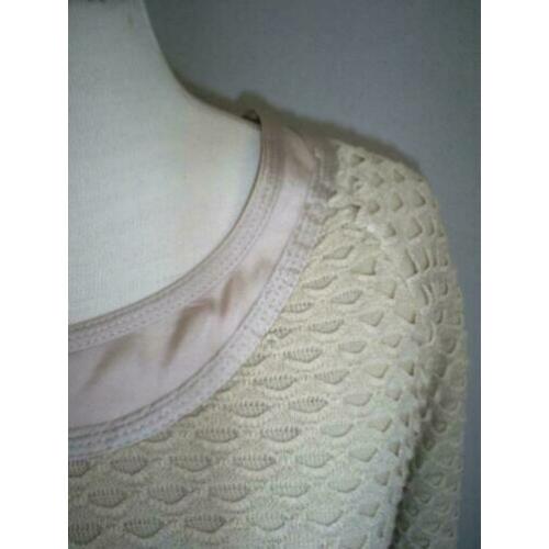 LECOMTE beige dubbele top maat 40