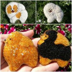 Echt Lederen Broche en kraaltjes