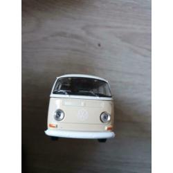 creme wit welly volkswagen vw t2 flower power bloem
