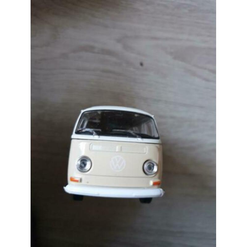 creme wit welly volkswagen vw t2 flower power bloem