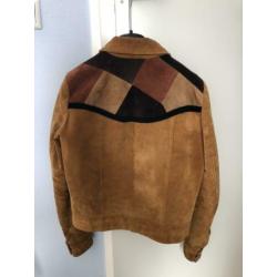 Mango GENUINE LEATHER - leren jas maat s