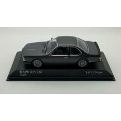 BMW 635 CSI (E24) Grijs Metallic Minichamps 1:43