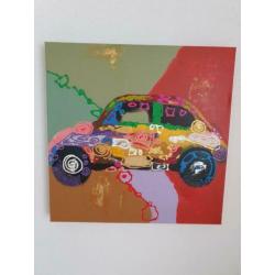 Te koop: Olieverf schilderij, VW KEVER