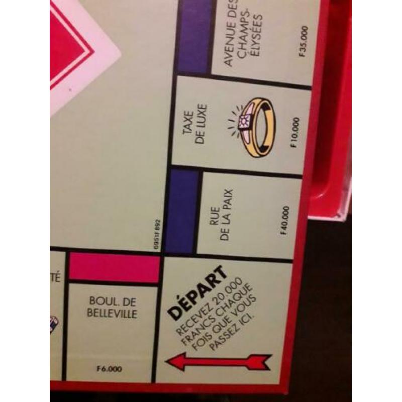 Franse editie monopoly compleet nette staat