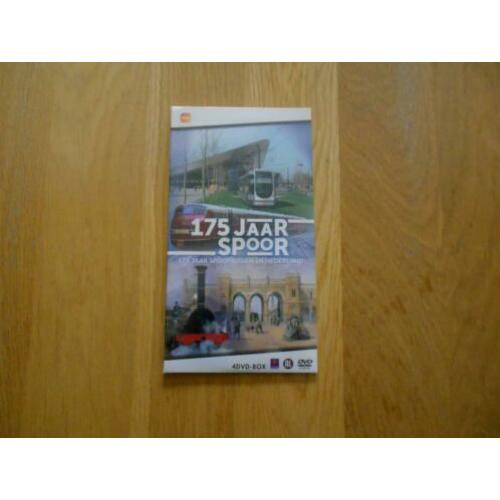 175 Jaar spoorwegen in Nederland 4 DVD- box .
