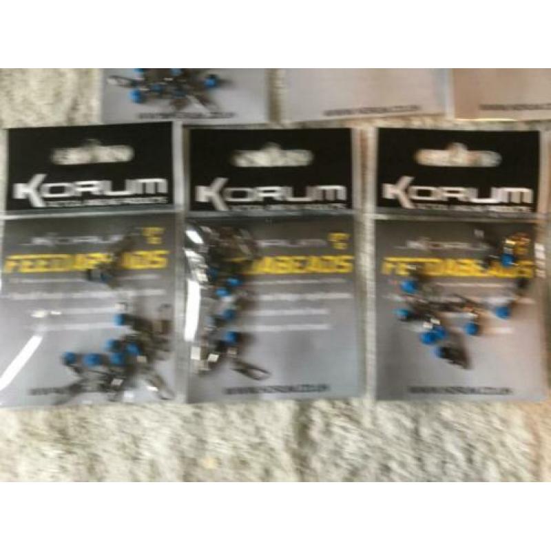 adv 119 / NIEUW set 7 pakjes feedabeats KORUM