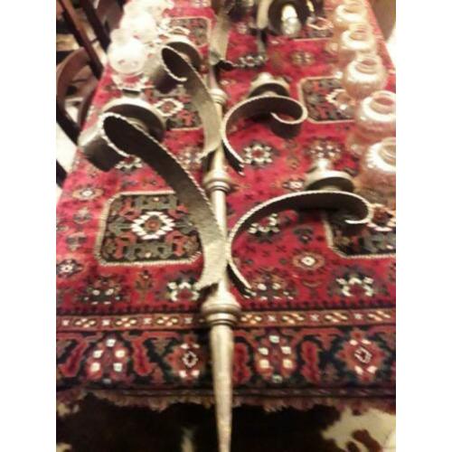 verlichting , antiek franse wandlamp ( 2 stuks te koop )