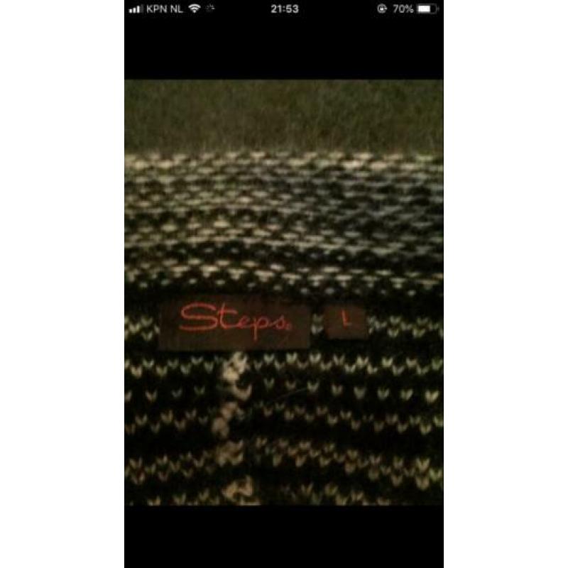 Grijs vest / jasje van Steps met wol maat L. ZGAN