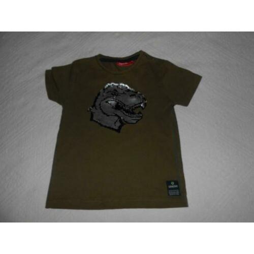 Leuk wrijf shirt maat 110 Someone met Dino (meer in 110/116)