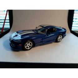 Bburago 2 x Dodge Viper Modelauto miniatuurauto 1:24