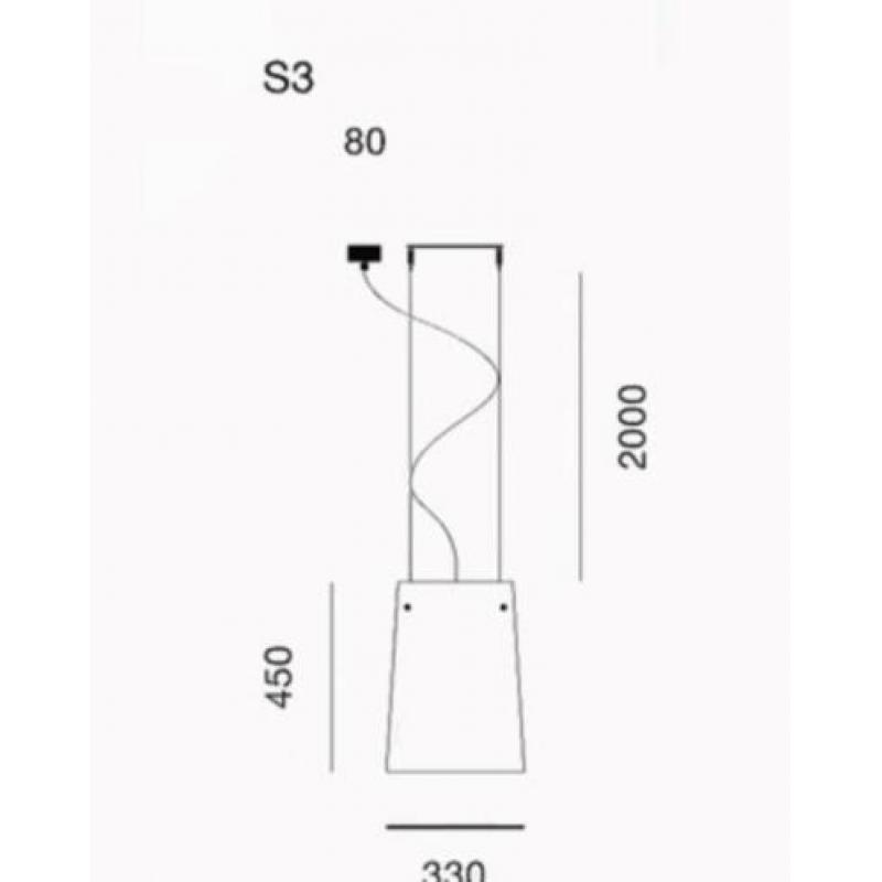 Prandina Sera s3 design Led lampen ( set van 2)