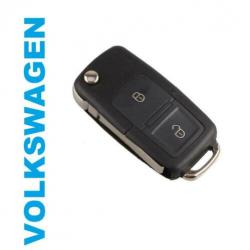 VW autosleutel behuizing 2 knoppen Caddy Transporter Up Polo