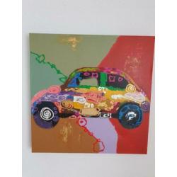 Te koop: Olieverf schilderij, VW KEVER