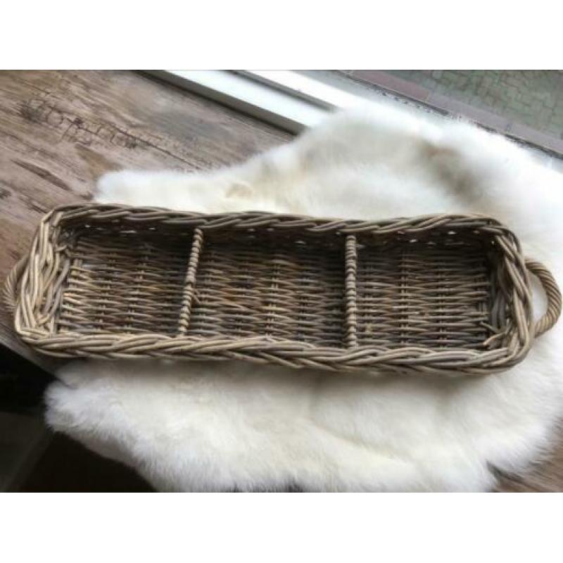 RIVIÈRA MAISON rustic rattan mandje met waxine houders
