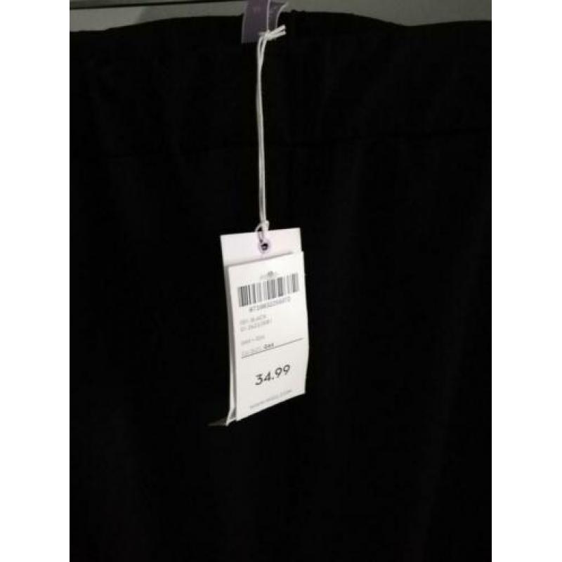 NIEUW, zwarte broek van Miss Etam XXL