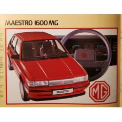 MG Montego MG Maestro van Austin Rover - 1984 autofolder