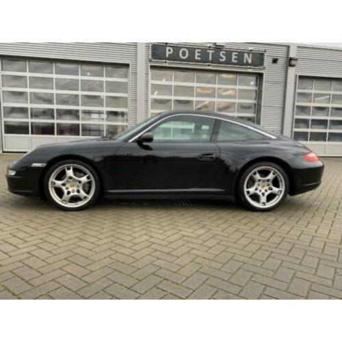 Perfecte Porsche 911 3.6 Targa 2008 Zwart