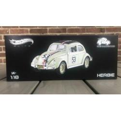Volkswagen herbie #53 white 1/18 scale